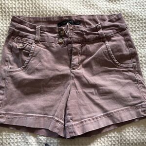ONE5ONE Purple Double Button Short